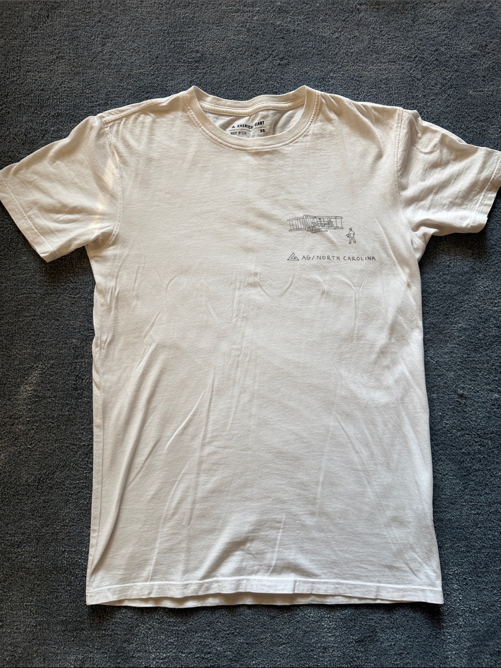 American Giant North Carolina Tee Size XS